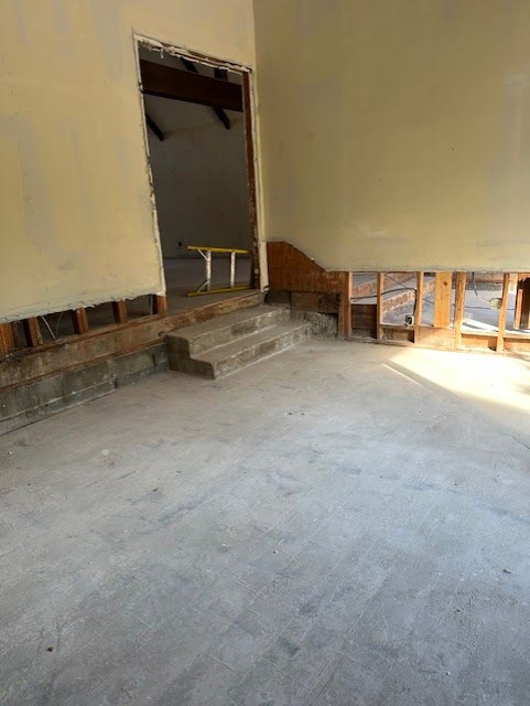 Kitchen and interior finishes removed in an Encino home